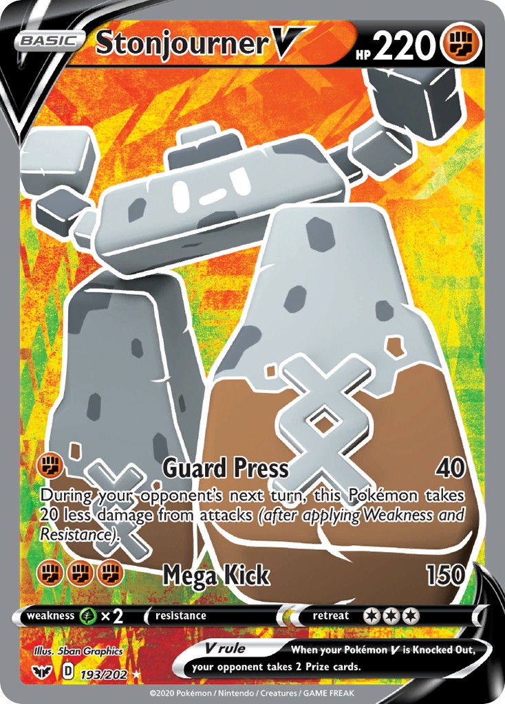 2020 Pokémon Sword & Shield 2020 Pokémon Sword & Shield #193 trading card