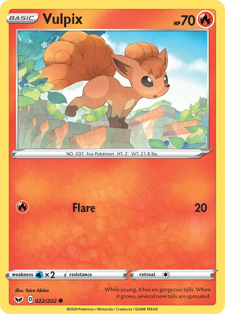 2020 Pokémon Sword & Shield 2020 Pokémon Sword & Shield #22 trading card