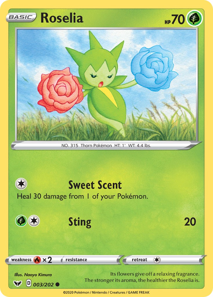 2020 Pokémon Sword & Shield 2020 Pokémon Sword & Shield #3 trading card