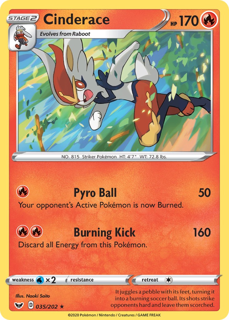 2020 Pokémon Sword & Shield 2020 Pokémon Sword & Shield #35 trading card