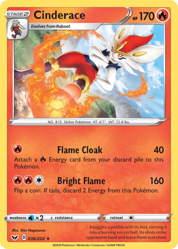 2020 Pokémon Sword & Shield 2020 Pokémon Sword & Shield #36 trading card