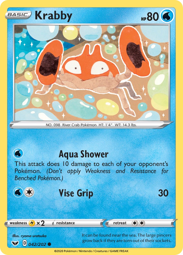 2020 Pokémon Sword & Shield 2020 Pokémon Sword & Shield #42 trading card