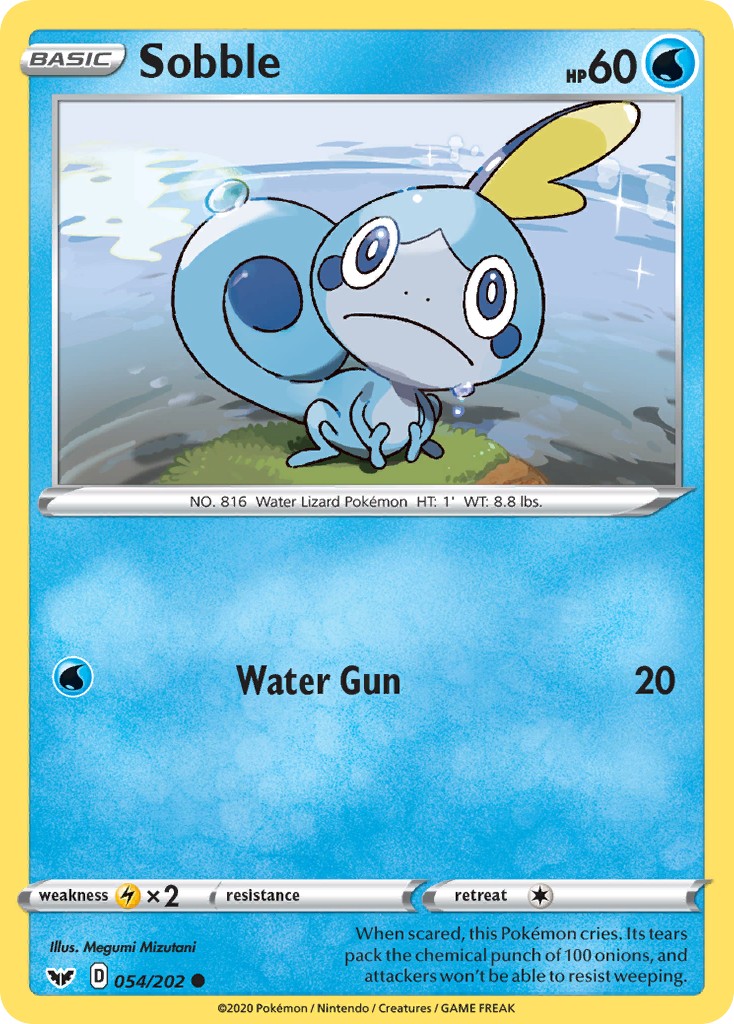 2020 Pokémon Sword & Shield 2020 Pokémon Sword & Shield #54 trading card