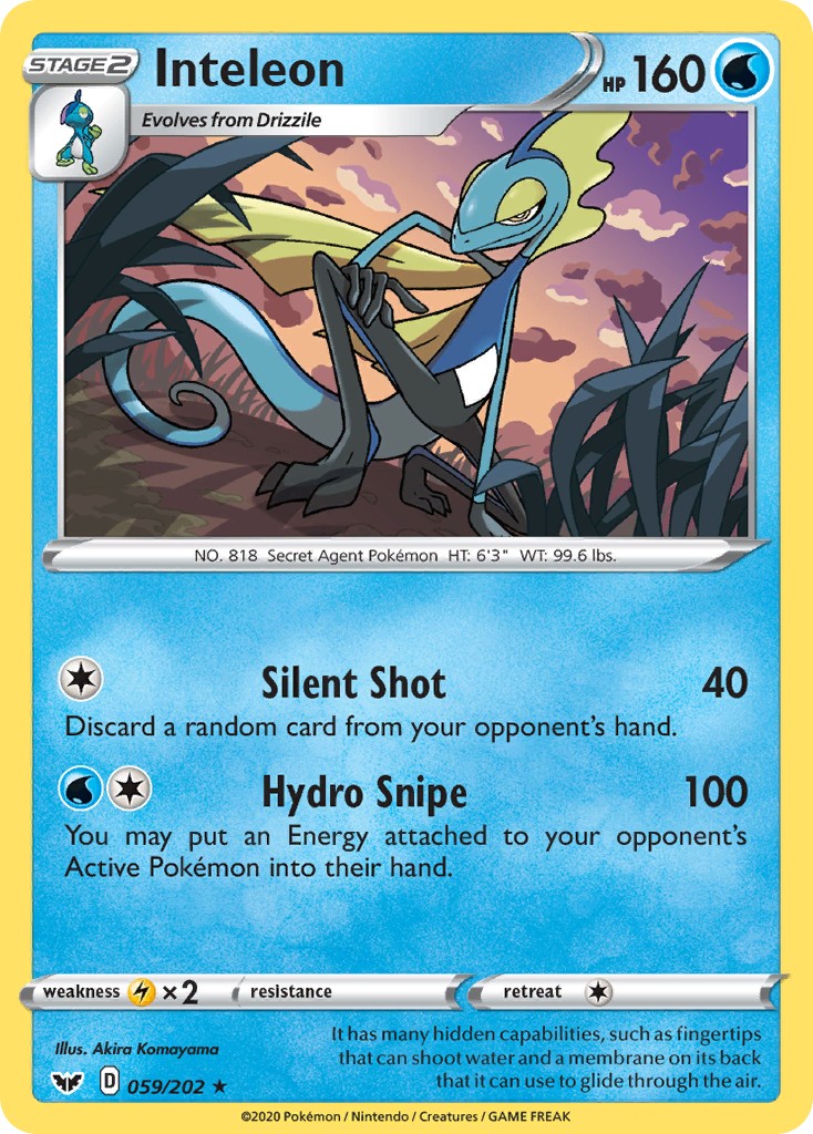 2020 Pokémon Sword & Shield 2020 Pokémon Sword & Shield #59 trading card