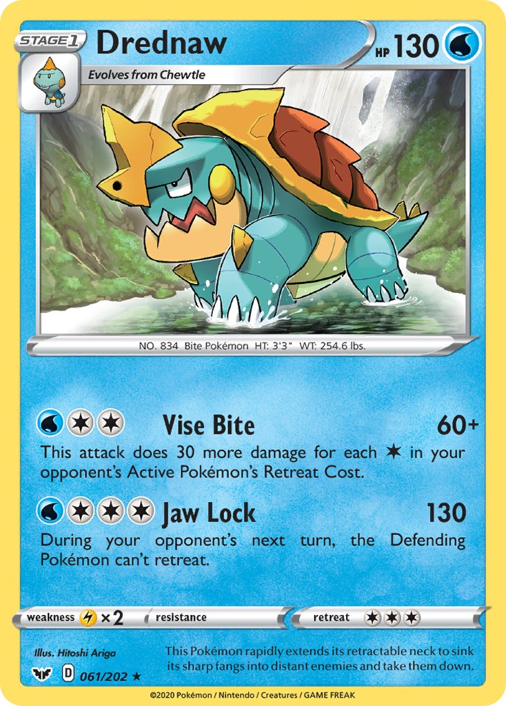 2020 Pokémon Sword & Shield 2020 Pokémon Sword & Shield #61 trading card