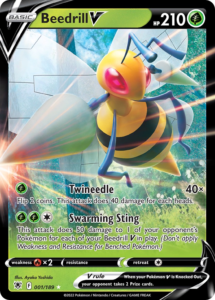 Beedrill V (Rare Holo V · Holo) · 2022 · Astral Radiance