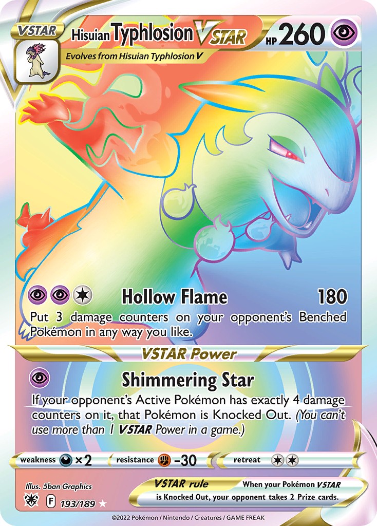 2022 Pokémon Astral Radiance 2022 Pokémon Astral Radiance #193 trading card