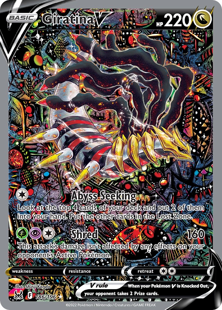 2022 Pokémon Lost Origin 2022 Pokémon Lost Origin #186 trading card