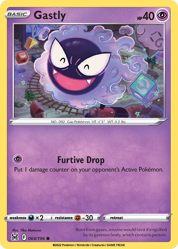 Gastly (Common · Normal) · 2022 · Lost Origin