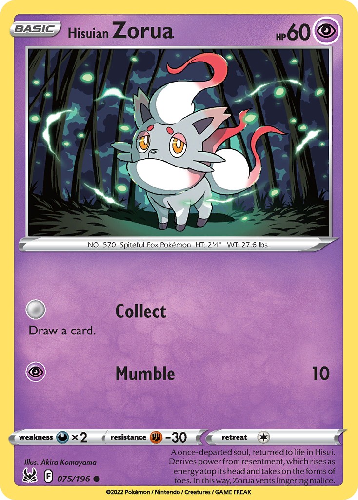 2022 Pokémon Lost Origin 2022 Pokémon Lost Origin #75 trading card