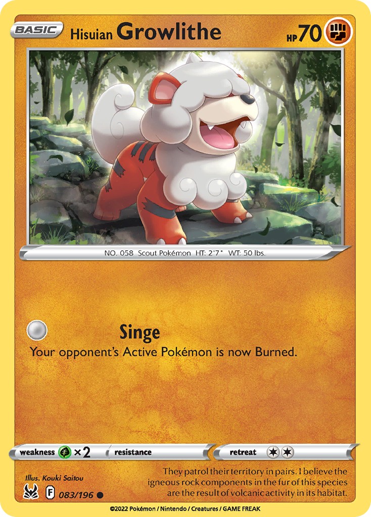 Hisuian Growlithe - Image 1