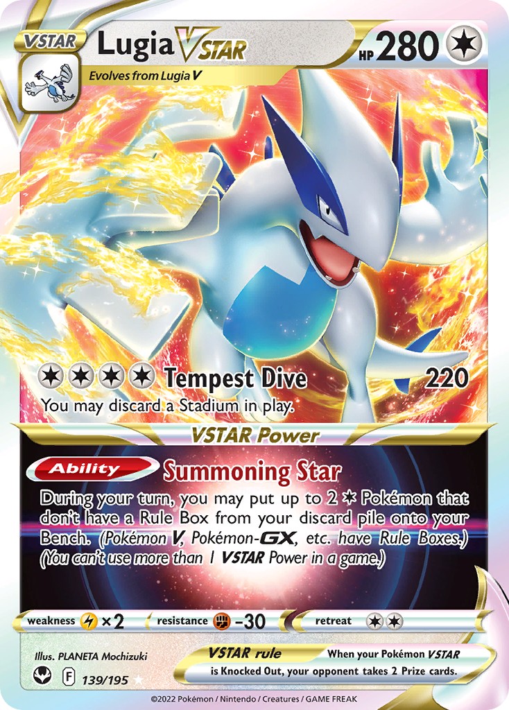 2022 Pokémon Silver Tempest 2022 Pokémon Silver Tempest #139 trading card