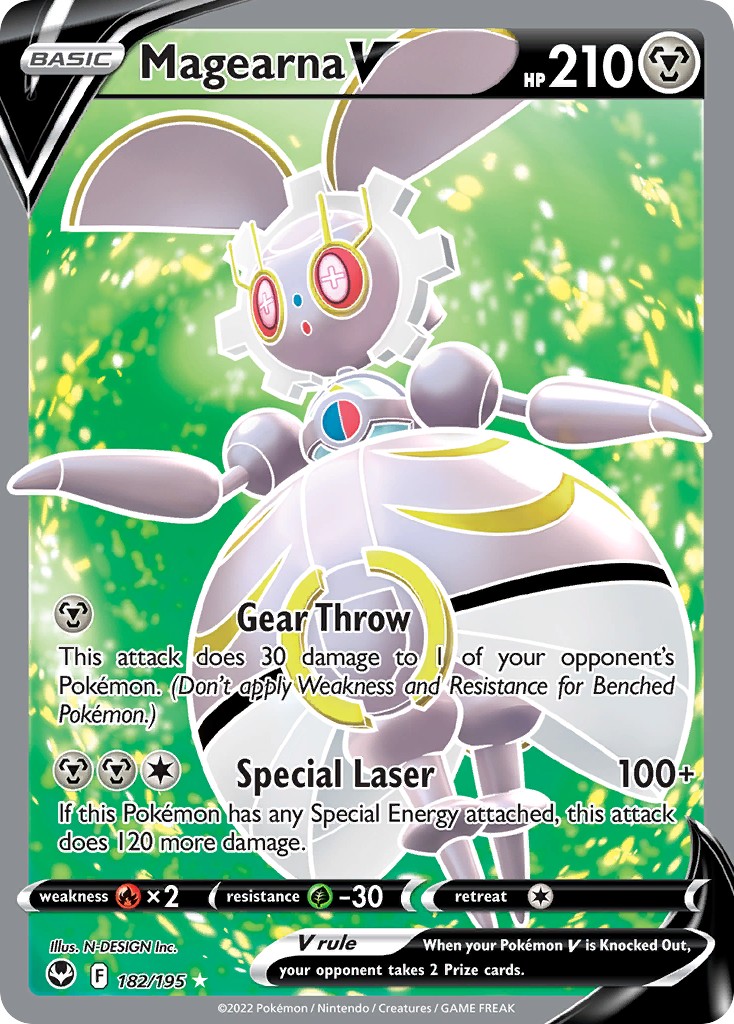 2022 Pokémon Silver Tempest 2022 Pokémon Silver Tempest #182 trading card