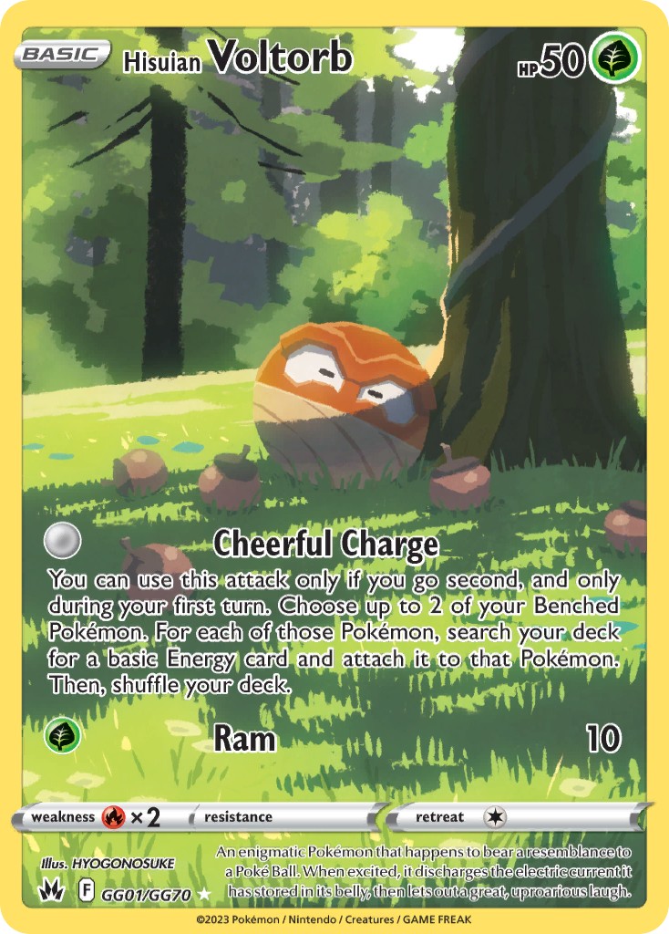 Hisuian Voltorb (Galarian Gallery · Trainer Gallery Rare Holo · Holo)