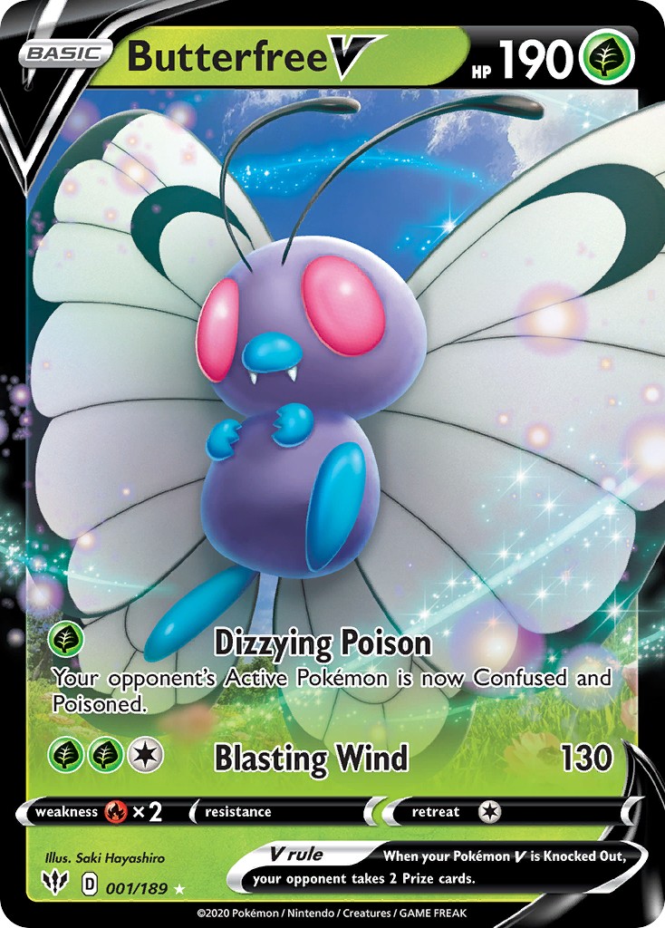 Butterfree V (Rare Holo V · Holo)