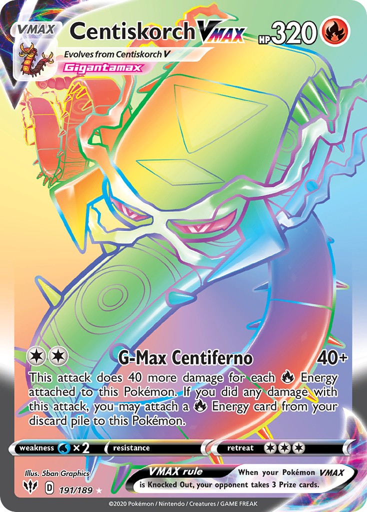 2020 Pokémon Darkness Ablaze 2020 Pokémon Darkness Ablaze #191 trading card