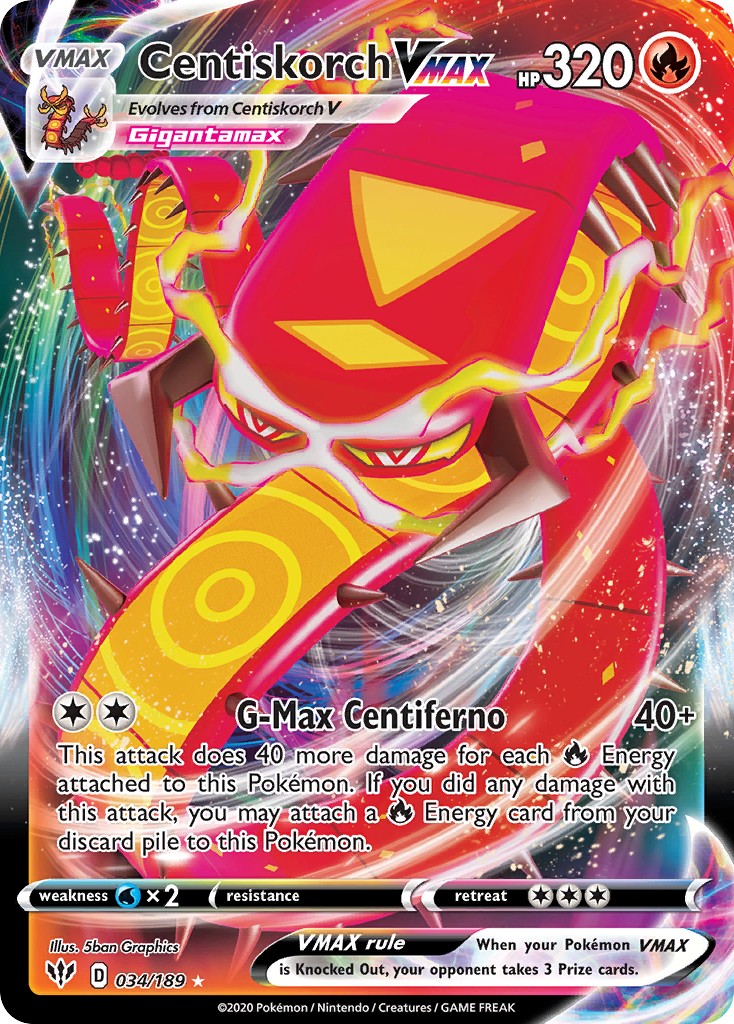 2020 Pokémon Darkness Ablaze 2020 Pokémon Darkness Ablaze #34 trading card