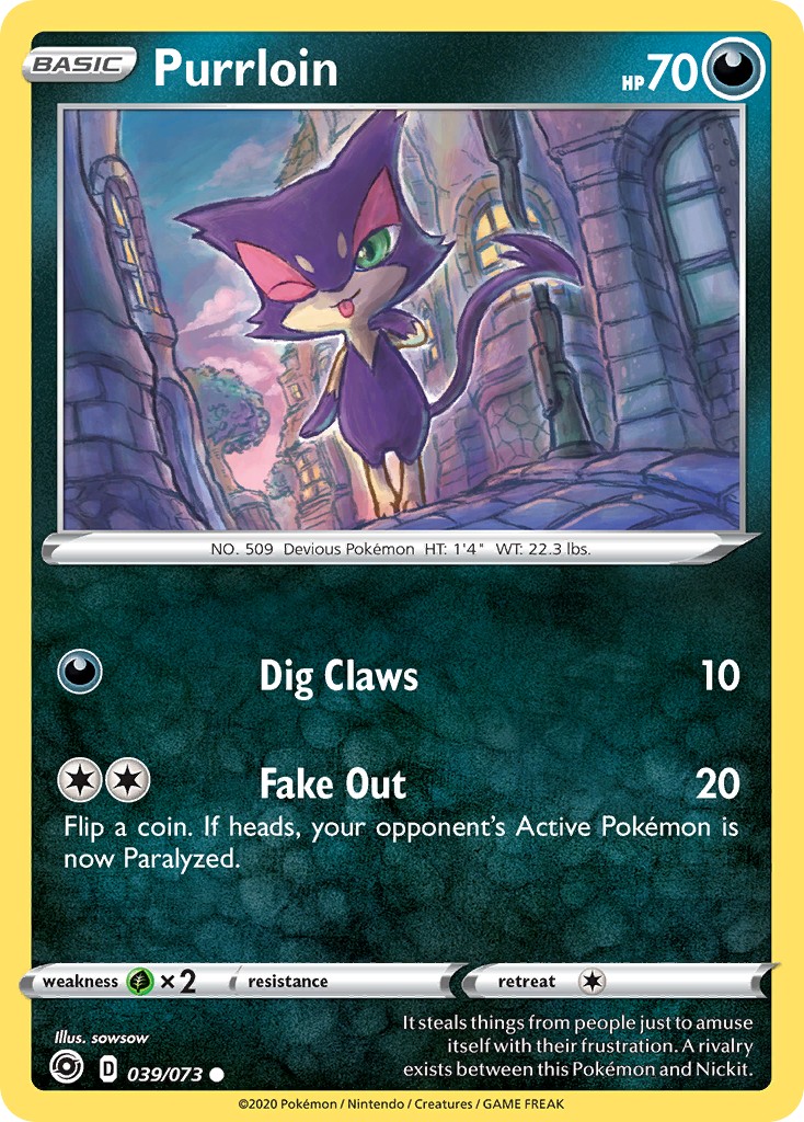 2020 Pokémon Champion's Path 2020 Pokémon Champion's Path #39 trading card
