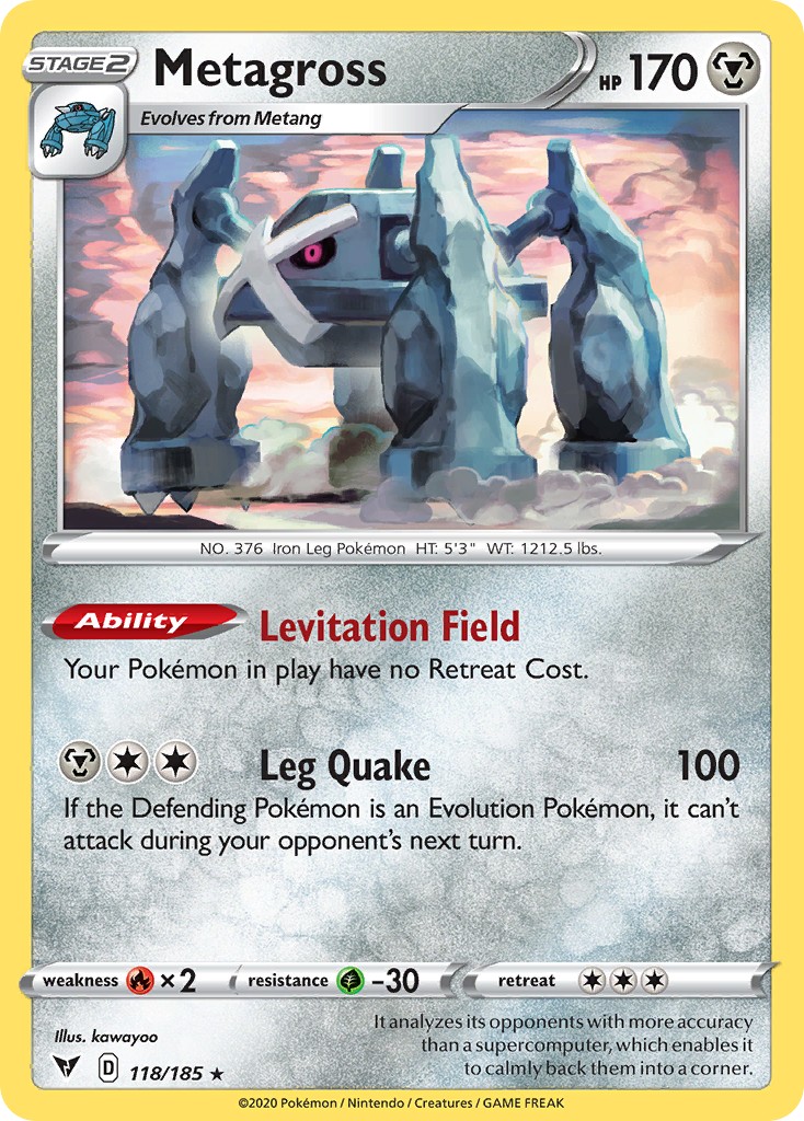 Metagross (Rare · Normal) · 2020 · Vivid Voltage