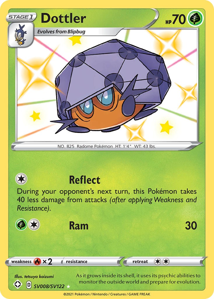 2021 Pokémon Shining Fates 2021 Pokémon Shining Fates #SV008 trading card