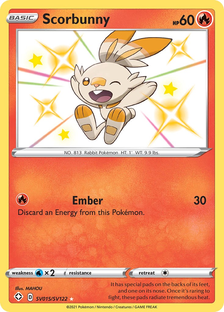 2021 Pokémon Shining Fates 2021 Pokémon Shining Fates #SV015 trading card