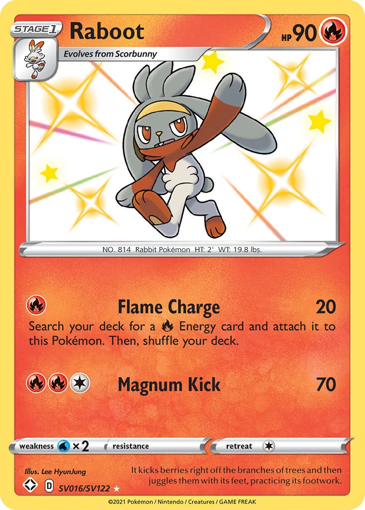 2021 Pokémon Shining Fates 2021 Pokémon Shining Fates #SV016 trading card