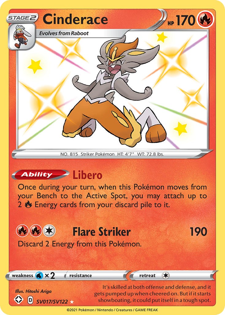 2021 Pokémon Shining Fates 2021 Pokémon Shining Fates #SV017 trading card