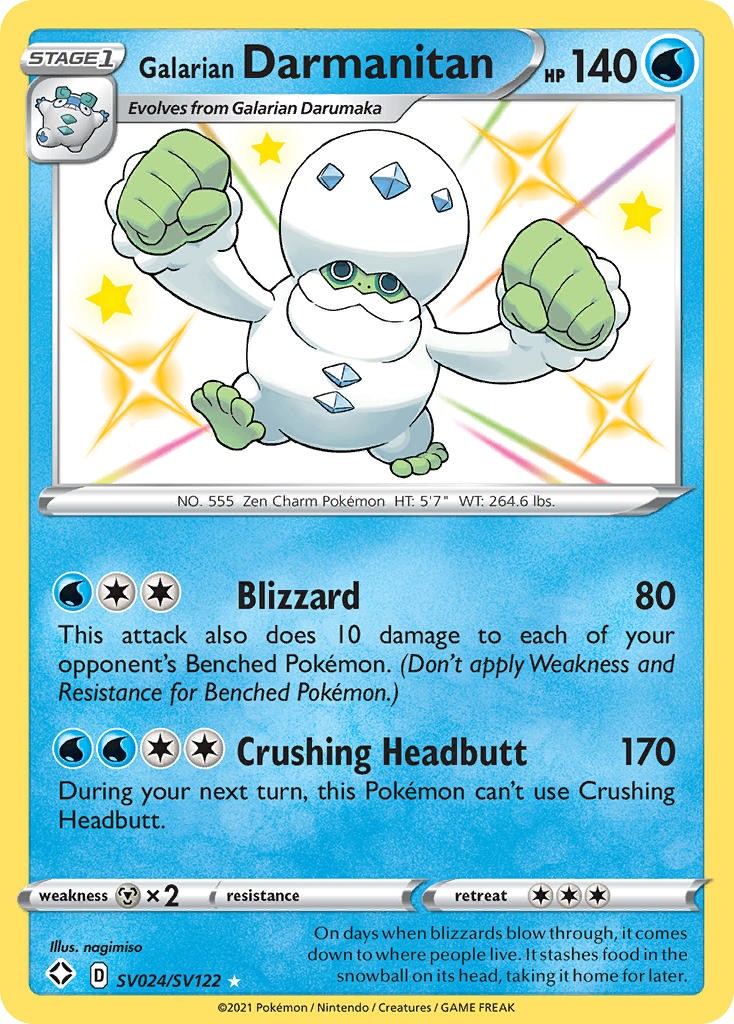 2021 Pokémon Shining Fates 2021 Pokémon Shining Fates #SV024 trading card