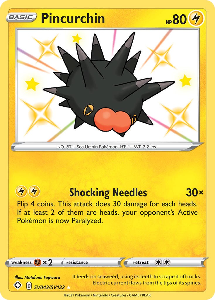 2021 Pokémon Shining Fates 2021 Pokémon Shining Fates #SV043 trading card