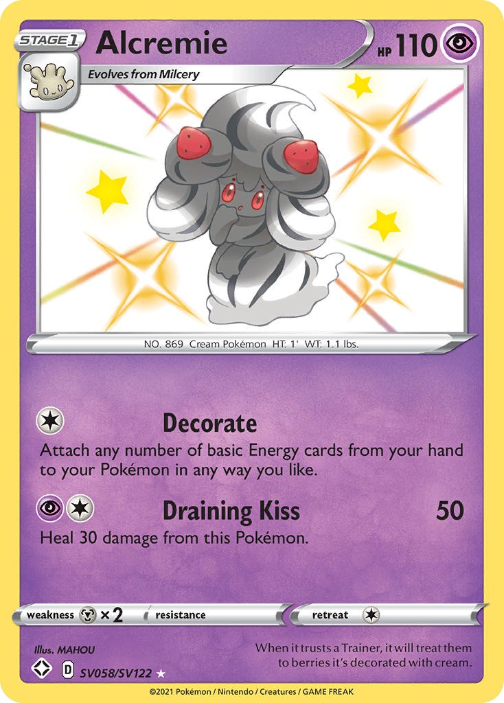 2021 Pokémon Shining Fates 2021 Pokémon Shining Fates #SV058 trading card