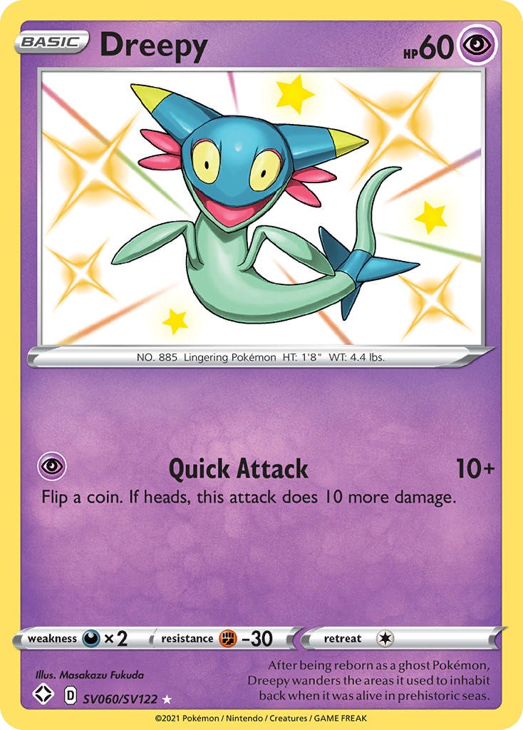 2021 Pokémon Shining Fates 2021 Pokémon Shining Fates #SV060 trading card