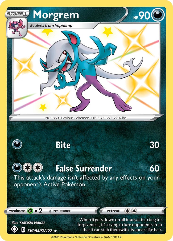 2021 Pokémon Shining Fates 2021 Pokémon Shining Fates #SV084 trading card