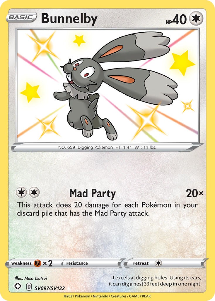 2021 Pokémon Shining Fates 2021 Pokémon Shining Fates #SV097 trading card