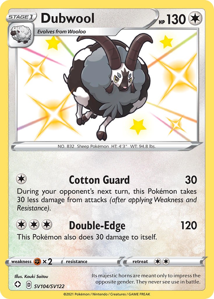 2021 Pokémon Shining Fates 2021 Pokémon Shining Fates #SV104 trading card
