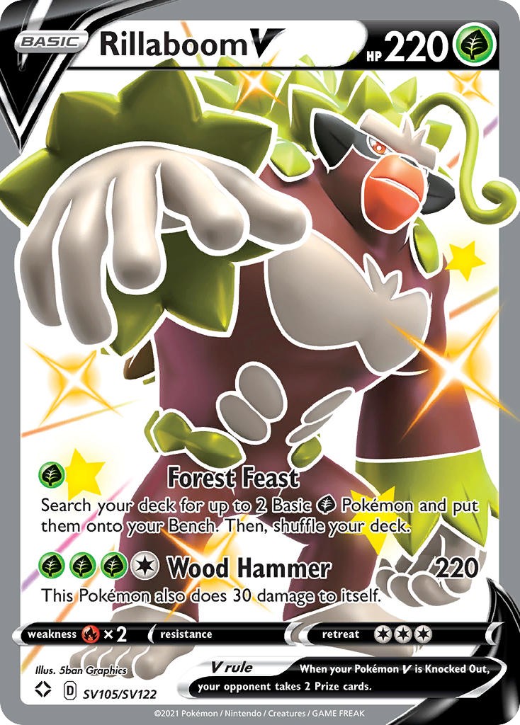 2021 Pokémon Shining Fates 2021 Pokémon Shining Fates #SV105 trading card