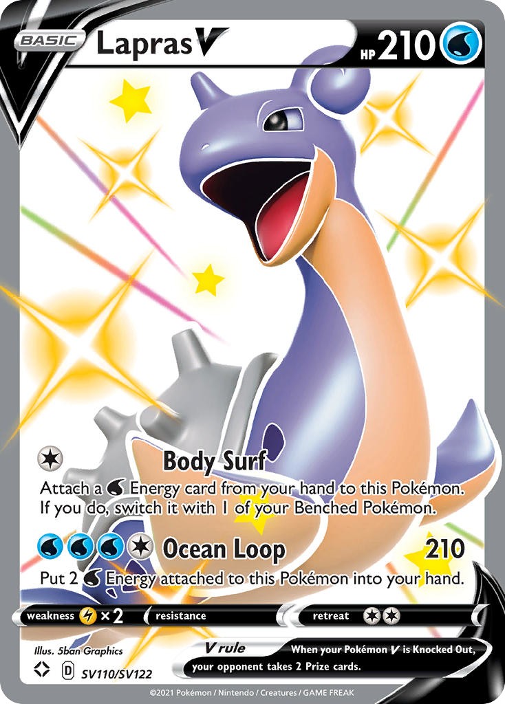 2021 Pokémon Shining Fates 2021 Pokémon Shining Fates #SV110 trading card
