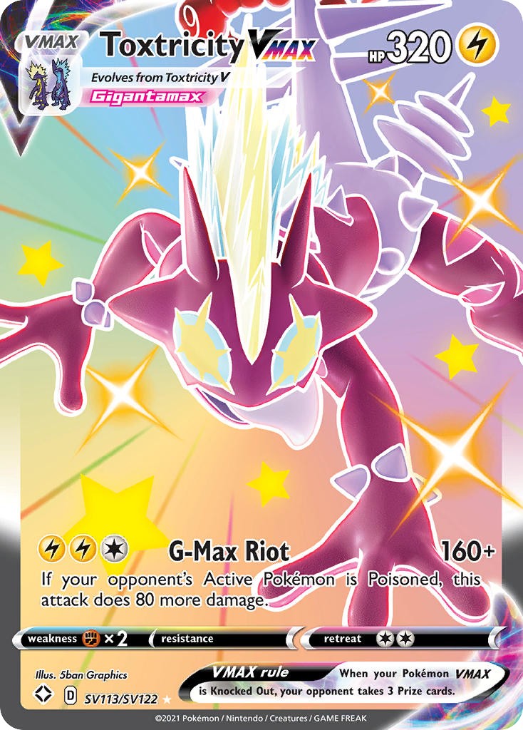 2021 Pokémon Shining Fates 2021 Pokémon Shining Fates #SV113 trading card