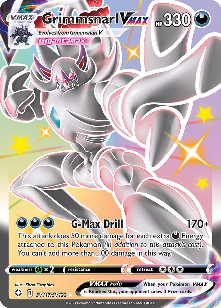2021 Pokémon Shining Fates 2021 Pokémon Shining Fates #SV117 trading card