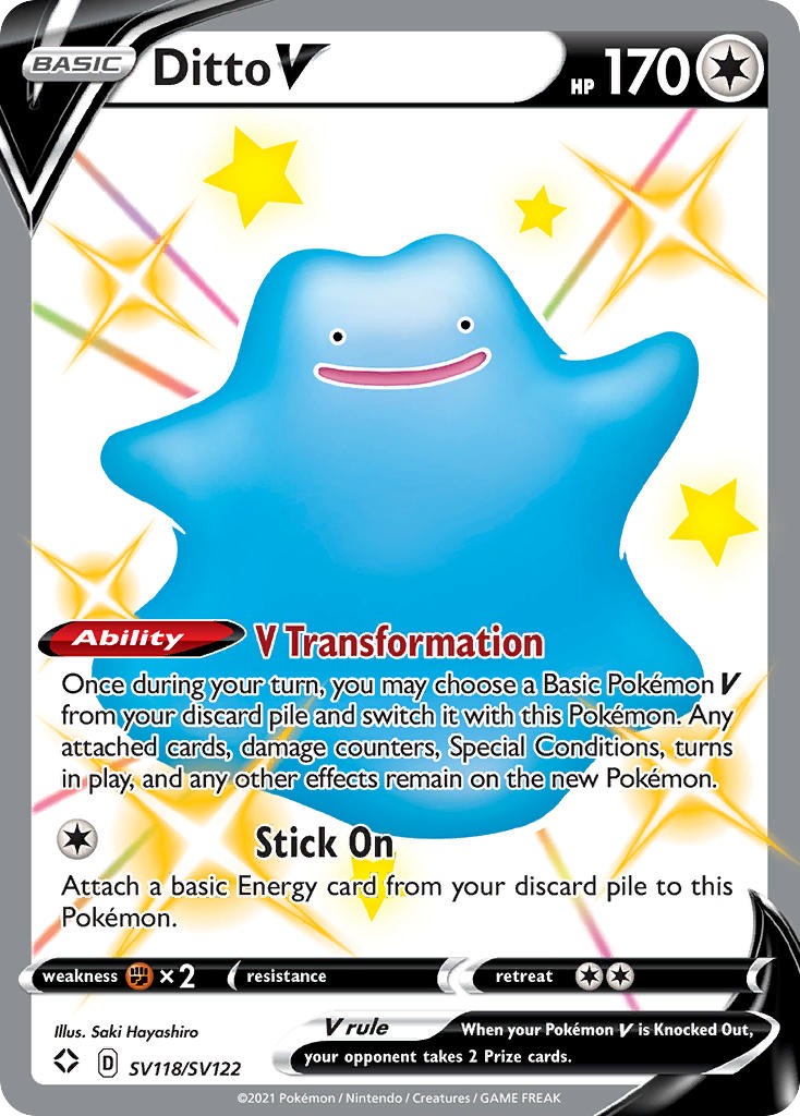 2021 Pokémon Shining Fates 2021 Pokémon Shining Fates #SV118 trading card