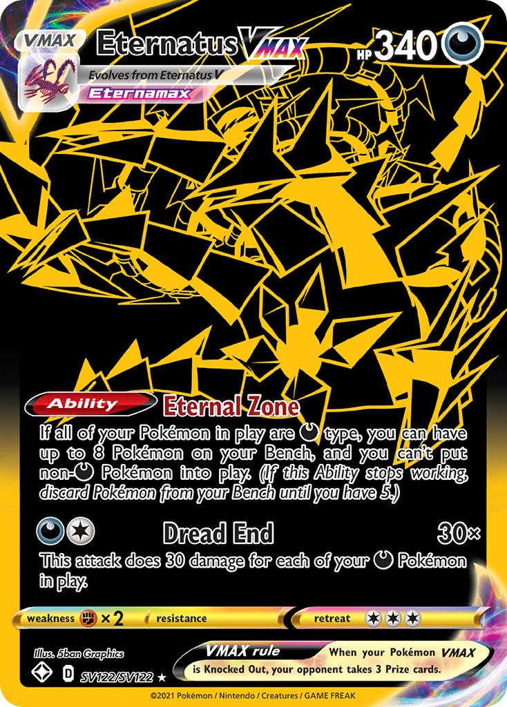 2021 Pokémon Shining Fates 2021 Pokémon Shining Fates #SV122 trading card