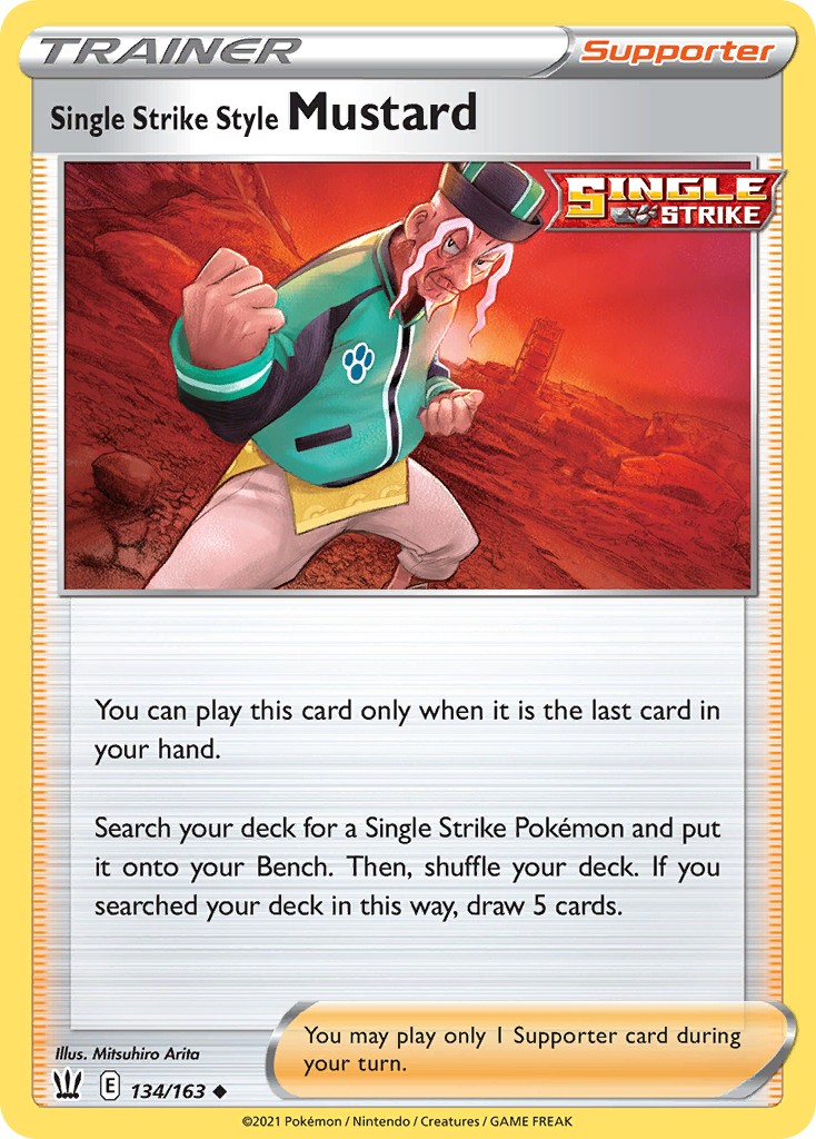 Single Strike Style Mustard - Image 1