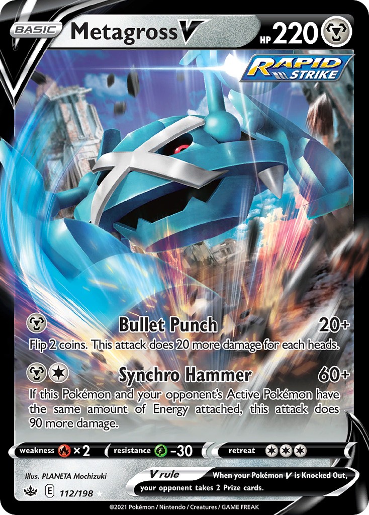 2021 Pokémon Chilling Reign 2021 Pokémon Chilling Reign #112 trading card