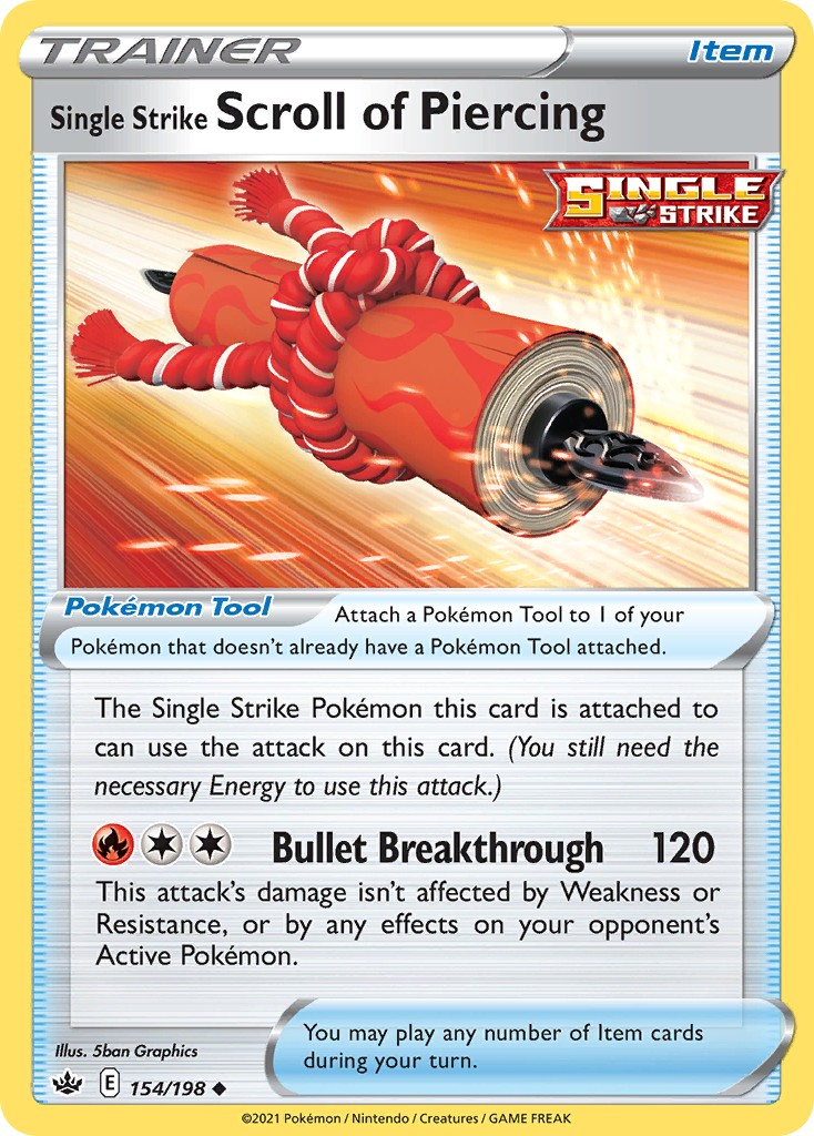Single Strike Scroll of Piercing - Image 1
