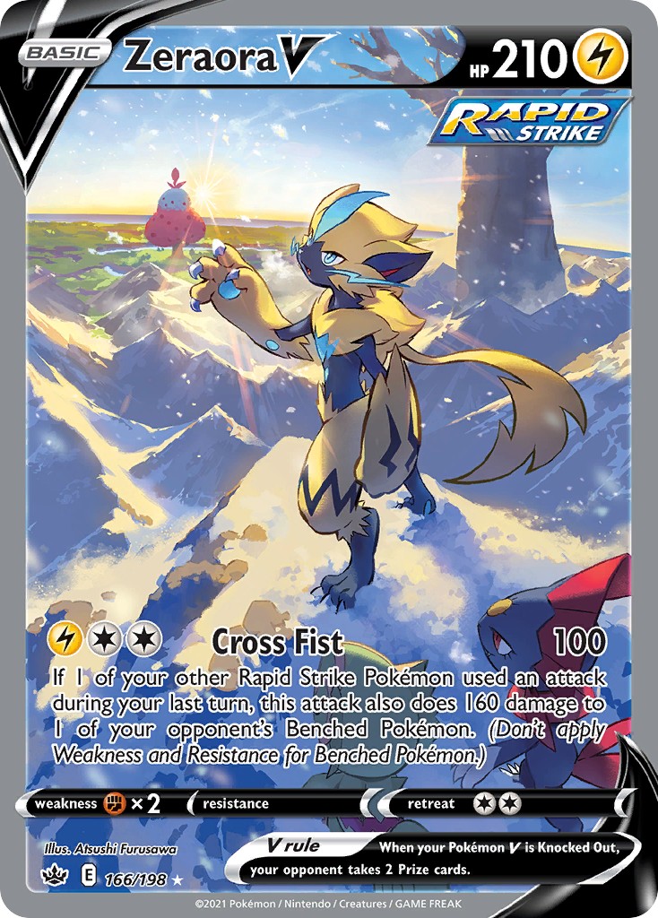 2021 Pokémon Chilling Reign 2021 Pokémon Chilling Reign #166 trading card