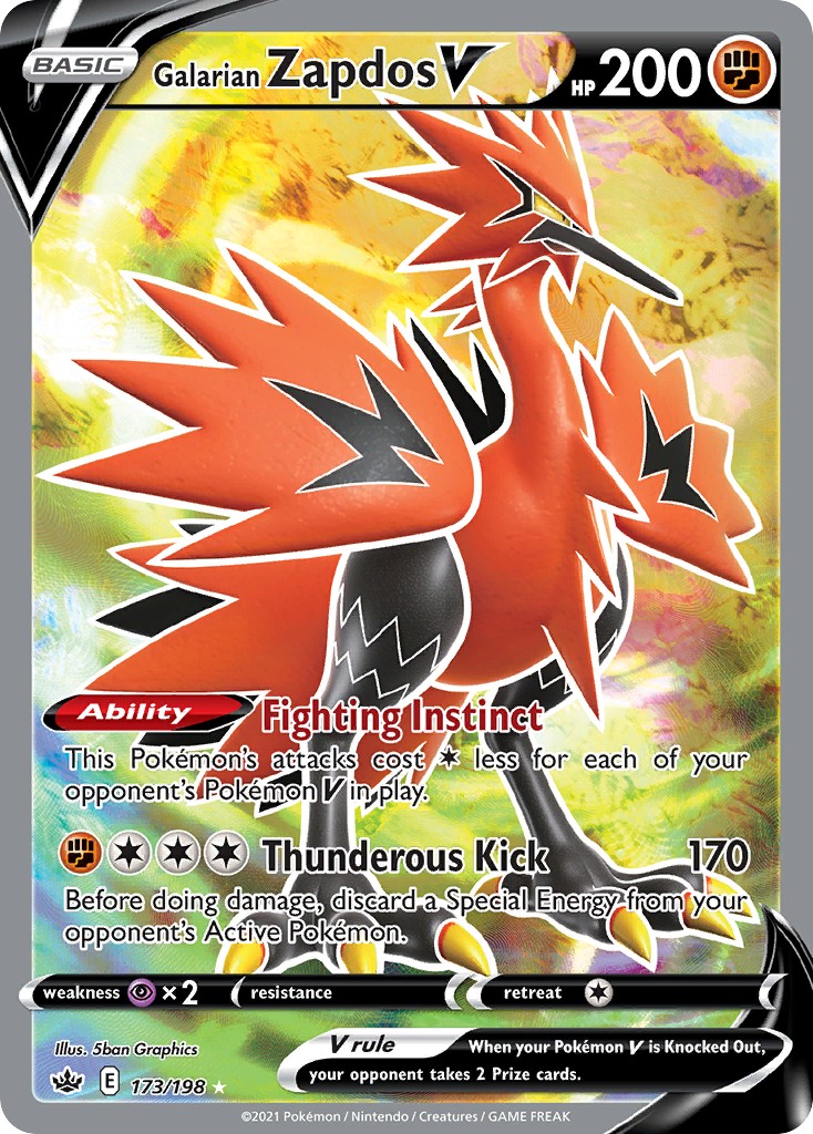 2021 Pokémon Chilling Reign 2021 Pokémon Chilling Reign #173 trading card