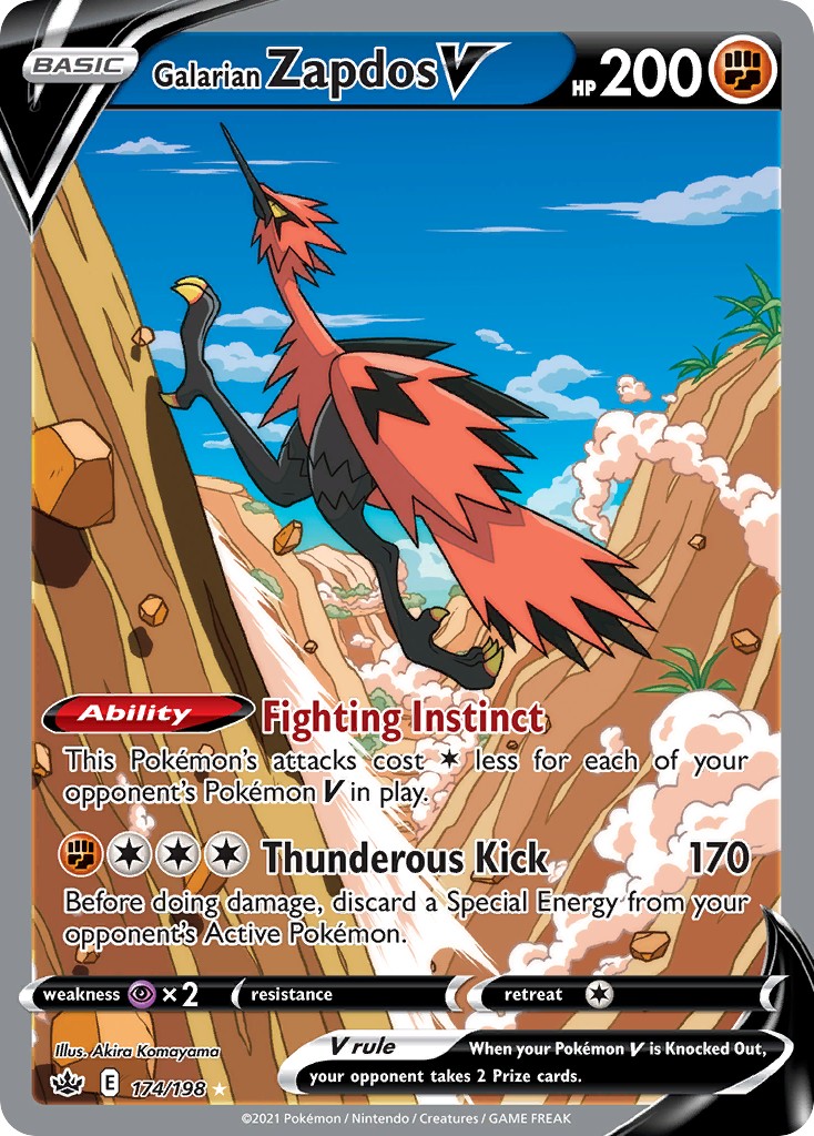 2021 Pokémon Chilling Reign 2021 Pokémon Chilling Reign #174 trading card