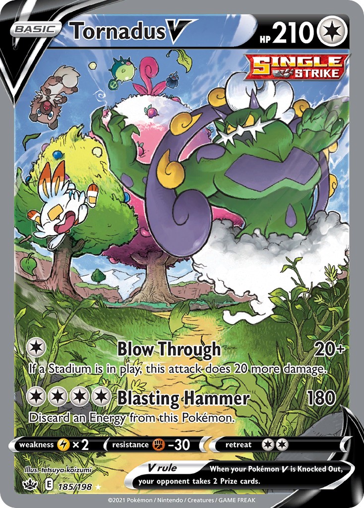 2021 Pokémon Chilling Reign 2021 Pokémon Chilling Reign #185 trading card