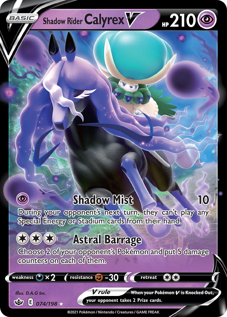 2021 Pokémon Chilling Reign 2021 Pokémon Chilling Reign #74 trading card