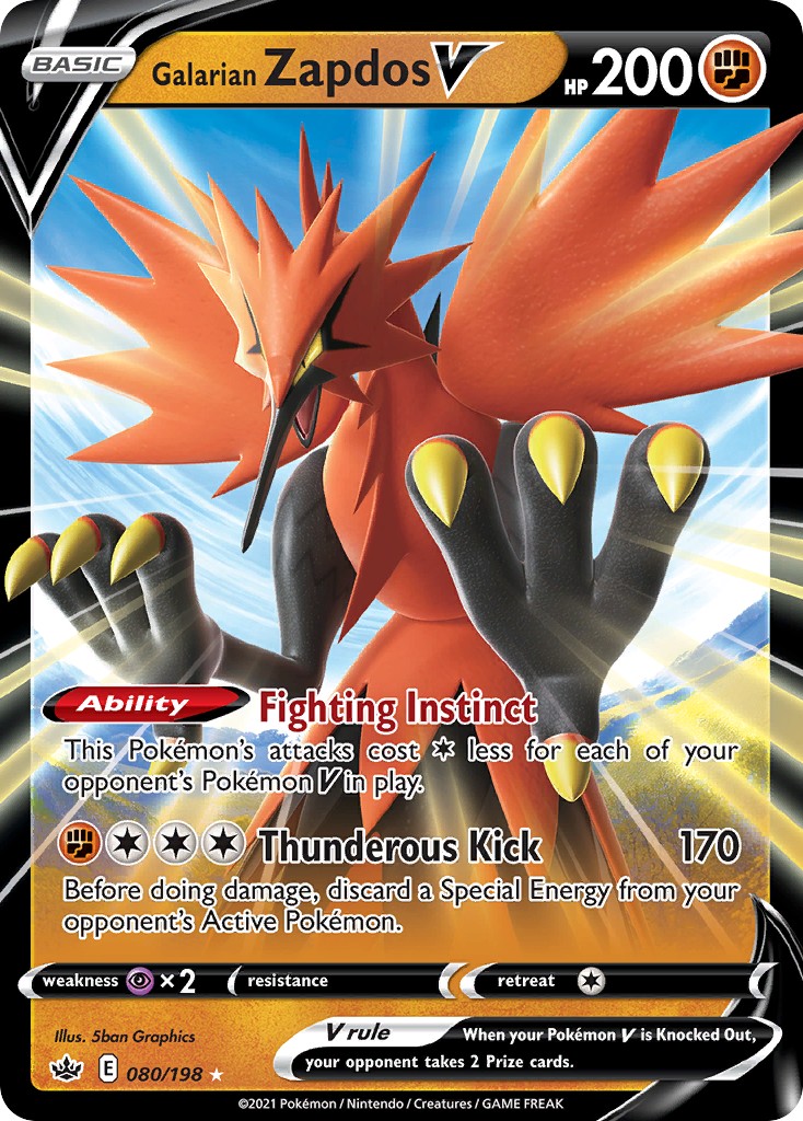 2021 Pokémon Chilling Reign 2021 Pokémon Chilling Reign #80 trading card
