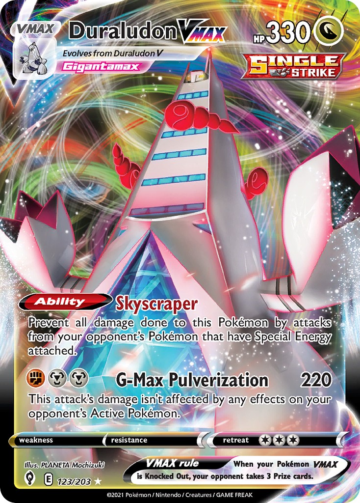 2021 Pokémon Evolving Skies 2021 Pokémon Evolving Skies #123 trading card